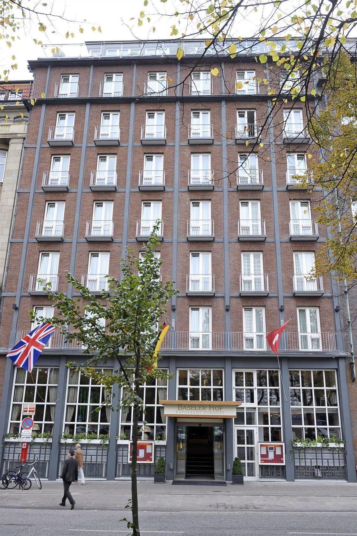 Hotel Baseler Hof Hamburg Exterior foto
